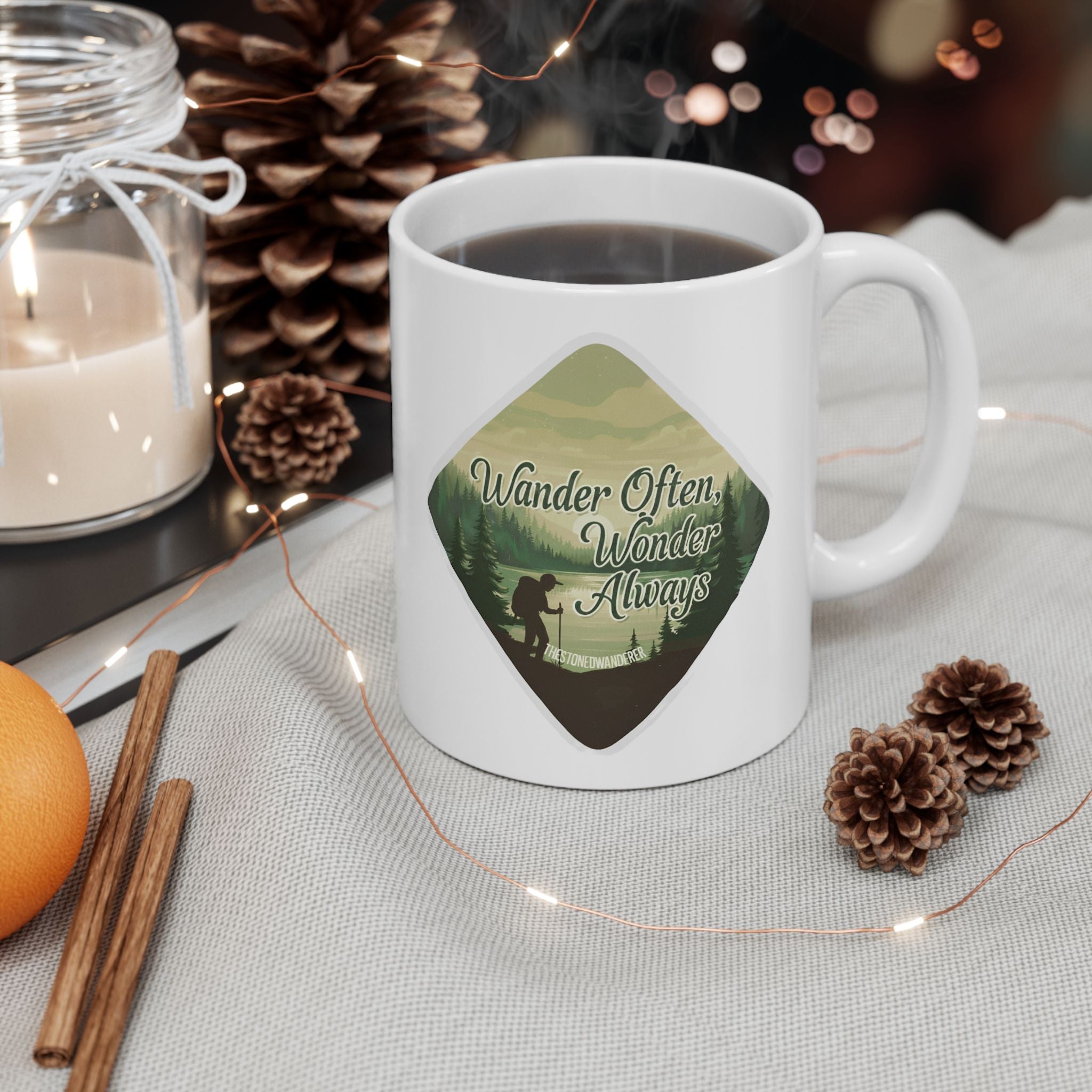 Inspirational Tree of Life Ceramic Mug — Nature Quote Coffee Cup (11oz/15oz)
