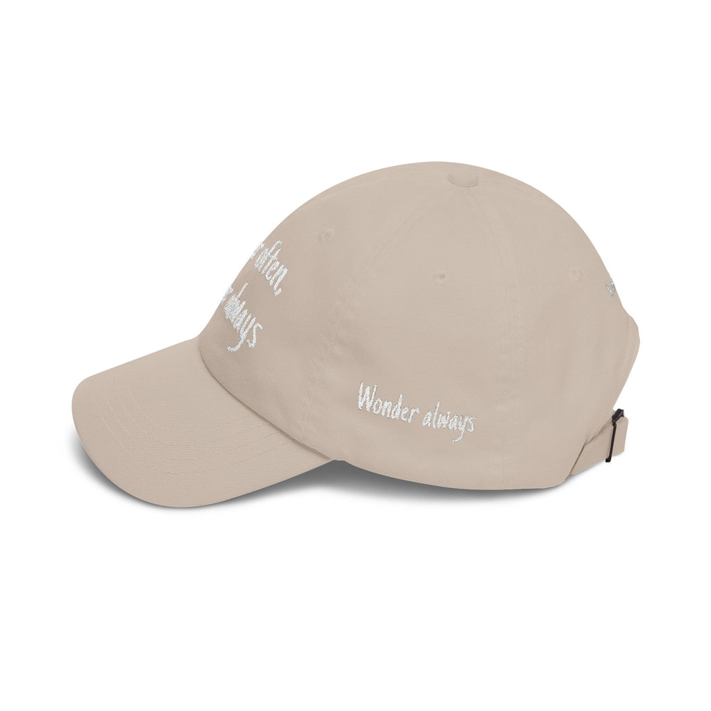 Wander Often Wonder Always Dad Cap