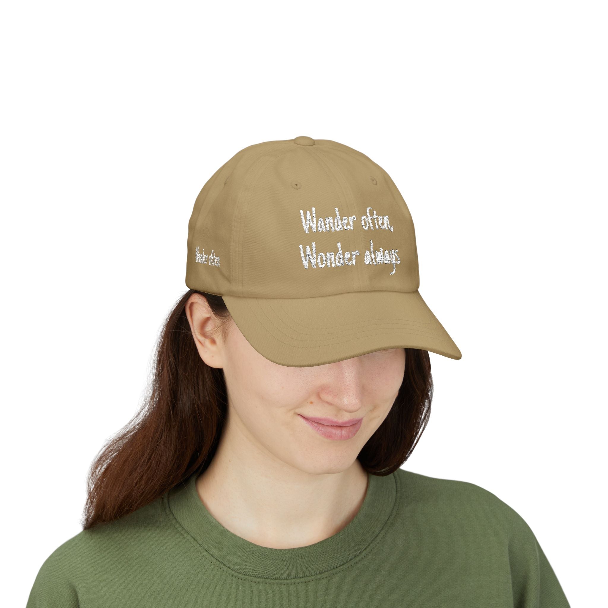 Wander Often Wonder Always Dad Cap