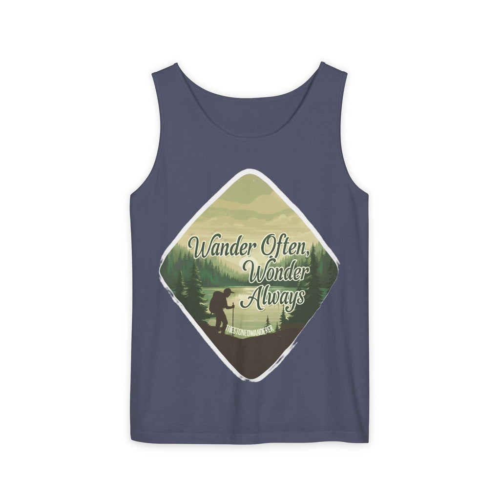 Wander Often, Wonder Always Tank Top — Adventure Scenic Graphic Tank