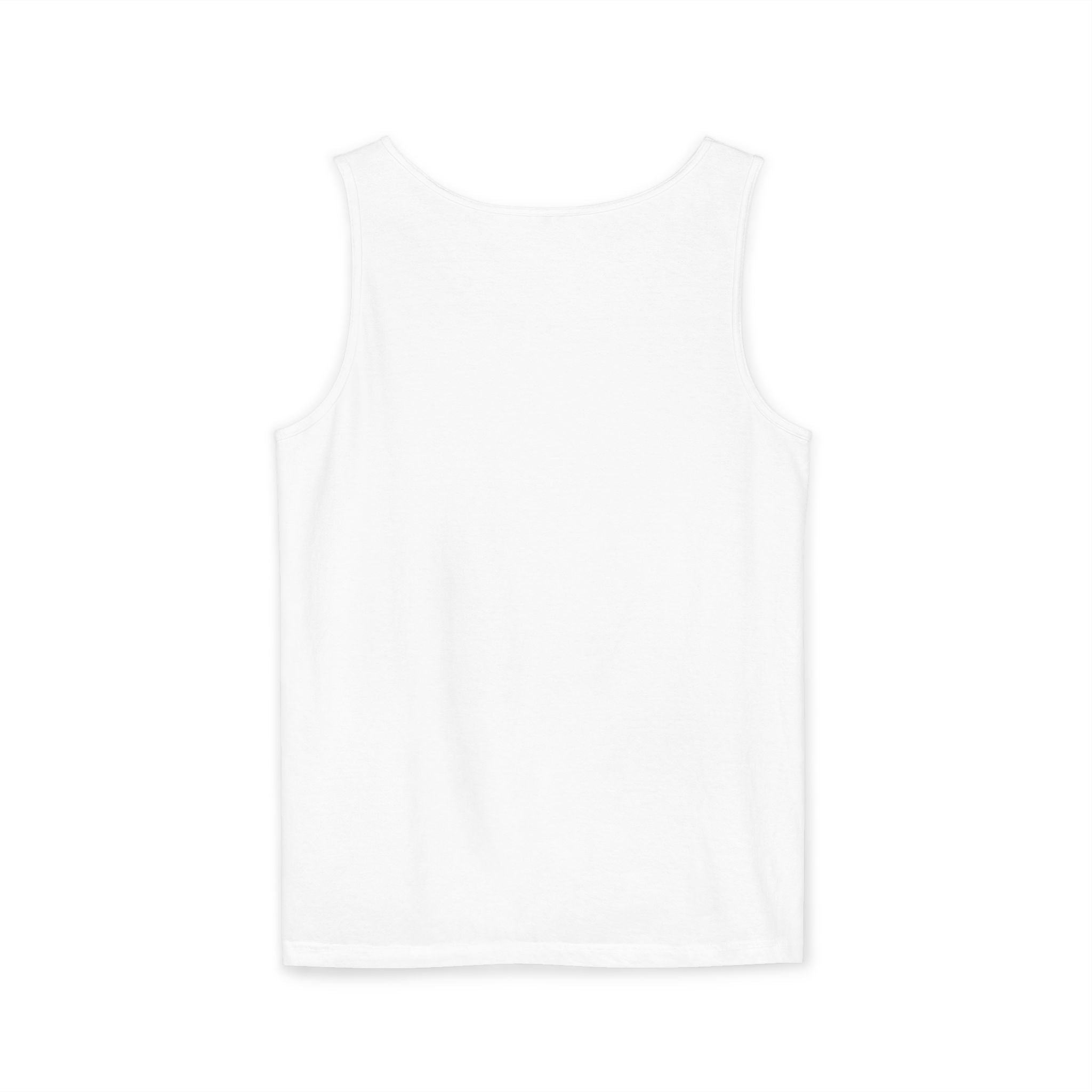 Wanderer Tree Graphic Tank Top — 'The Stone Wanderer' Forest Sunset Design