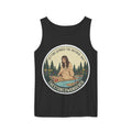 Tank Top — The Stoned Wanderer "Getting Stoned the Natural Way" Retro Camping Graphic