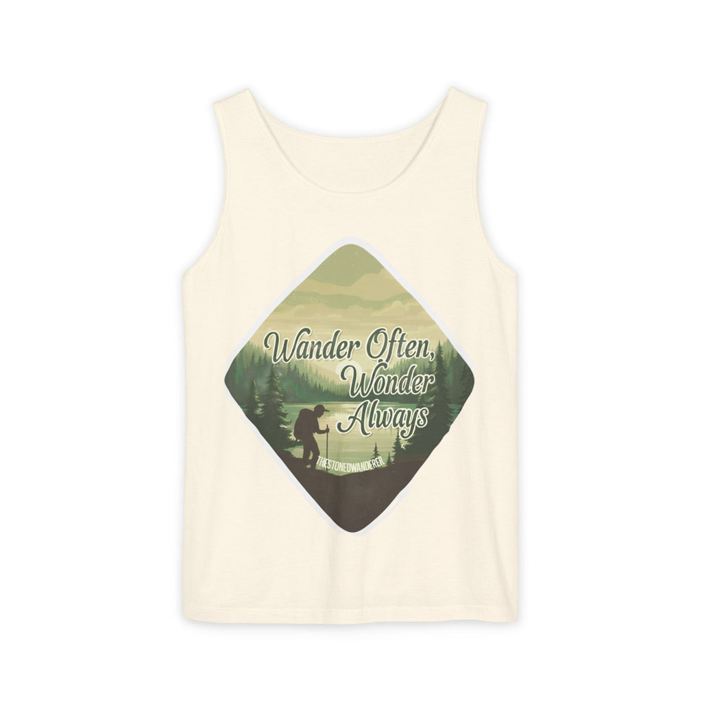 Wander Often, Wonder Always Tank Top — Adventure Scenic Graphic Tank