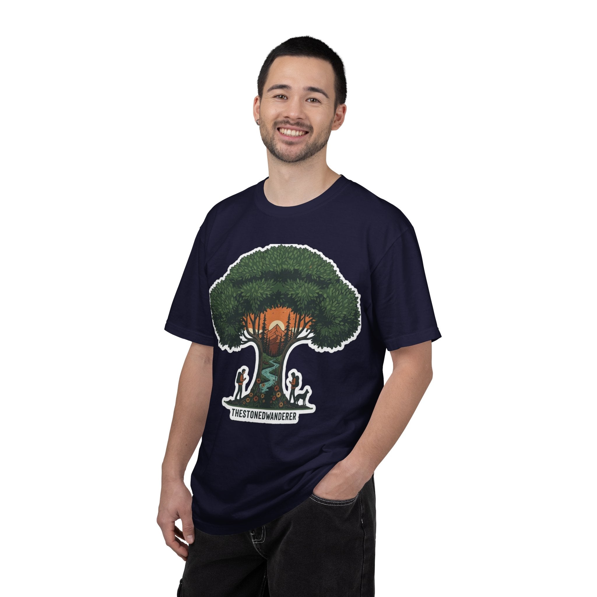 Tree of Wanderers T-Shirt — Hiking Nature Graphic Tee