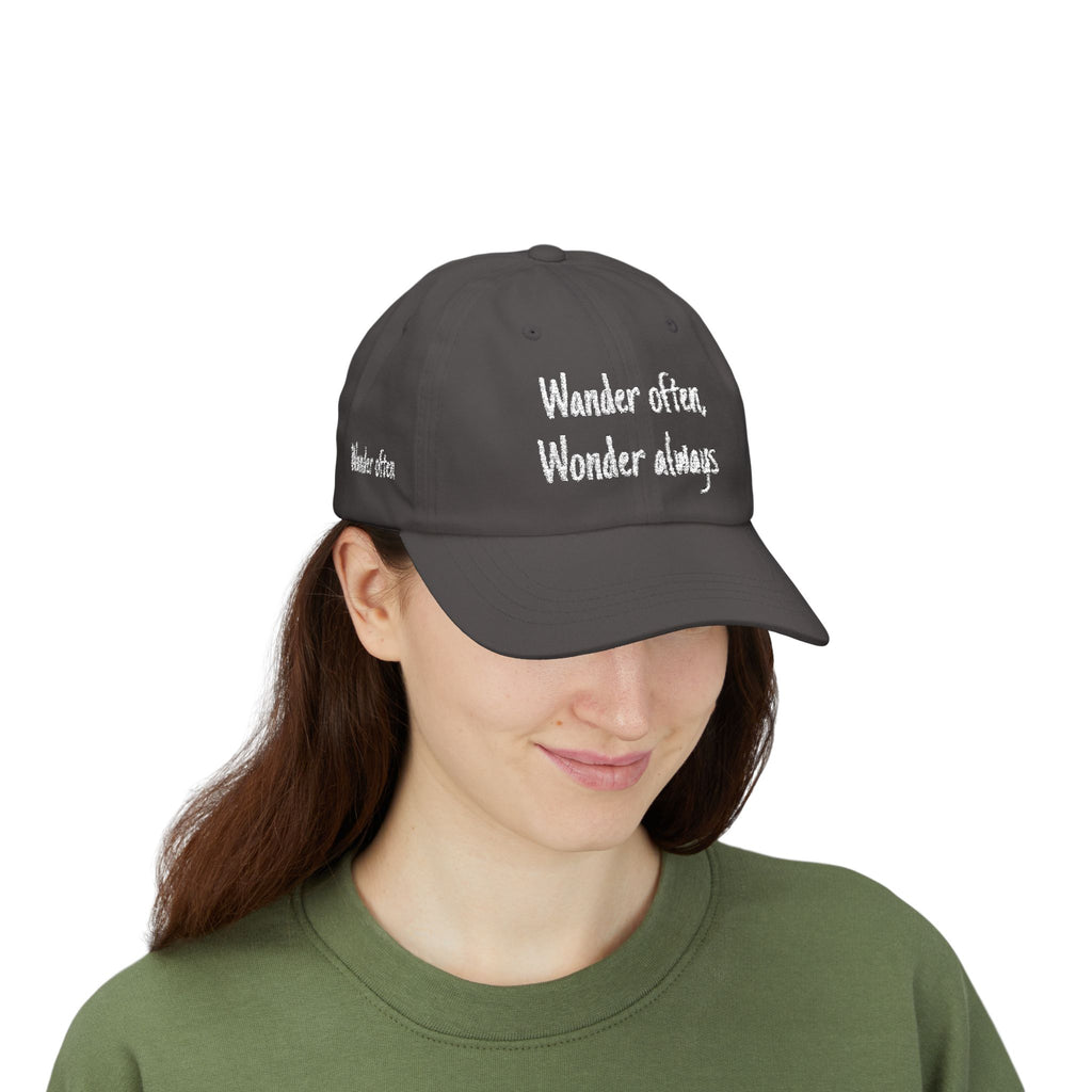 Wander Often Wonder Always Dad Cap