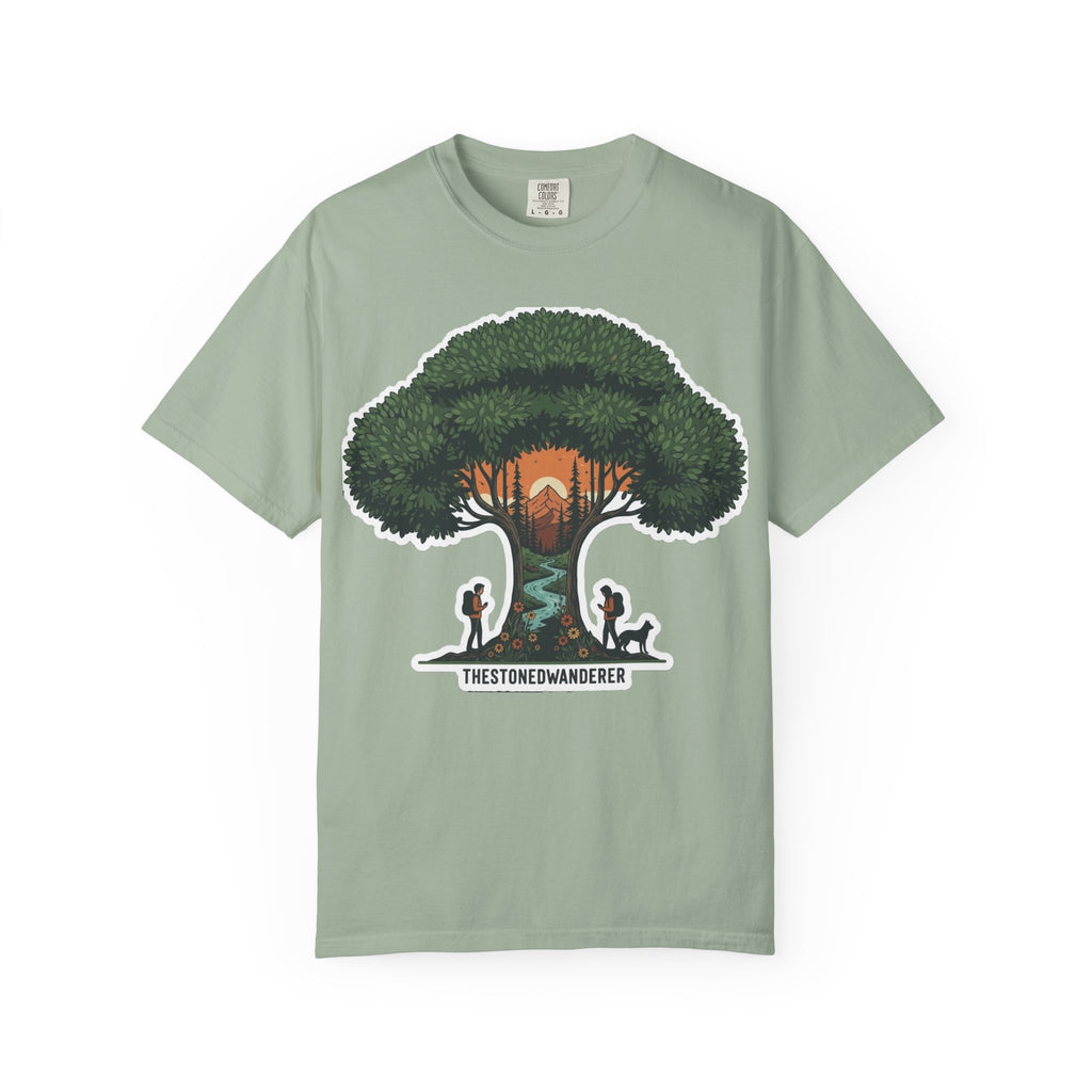 Tree of Wanderers T-Shirt — Hiking Nature Graphic Tee