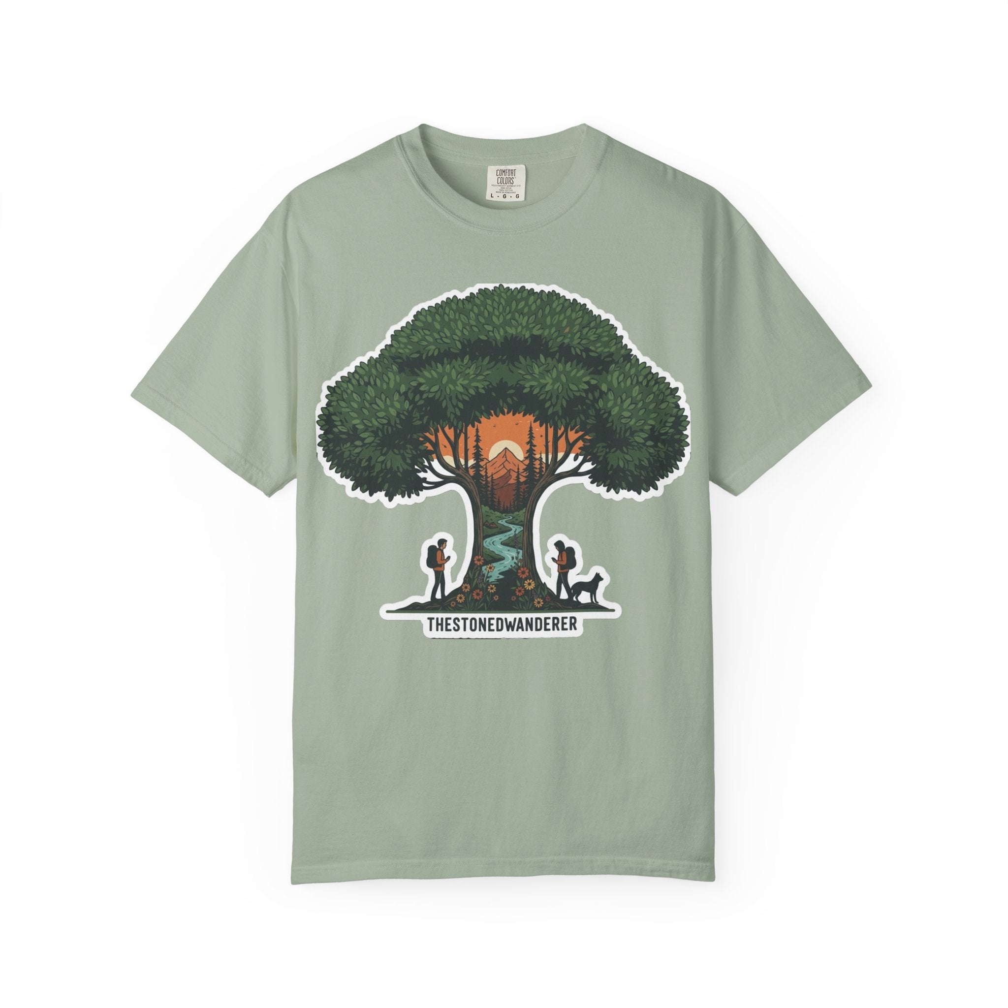 Tree of Wanderers T-Shirt — Hiking Nature Graphic Tee