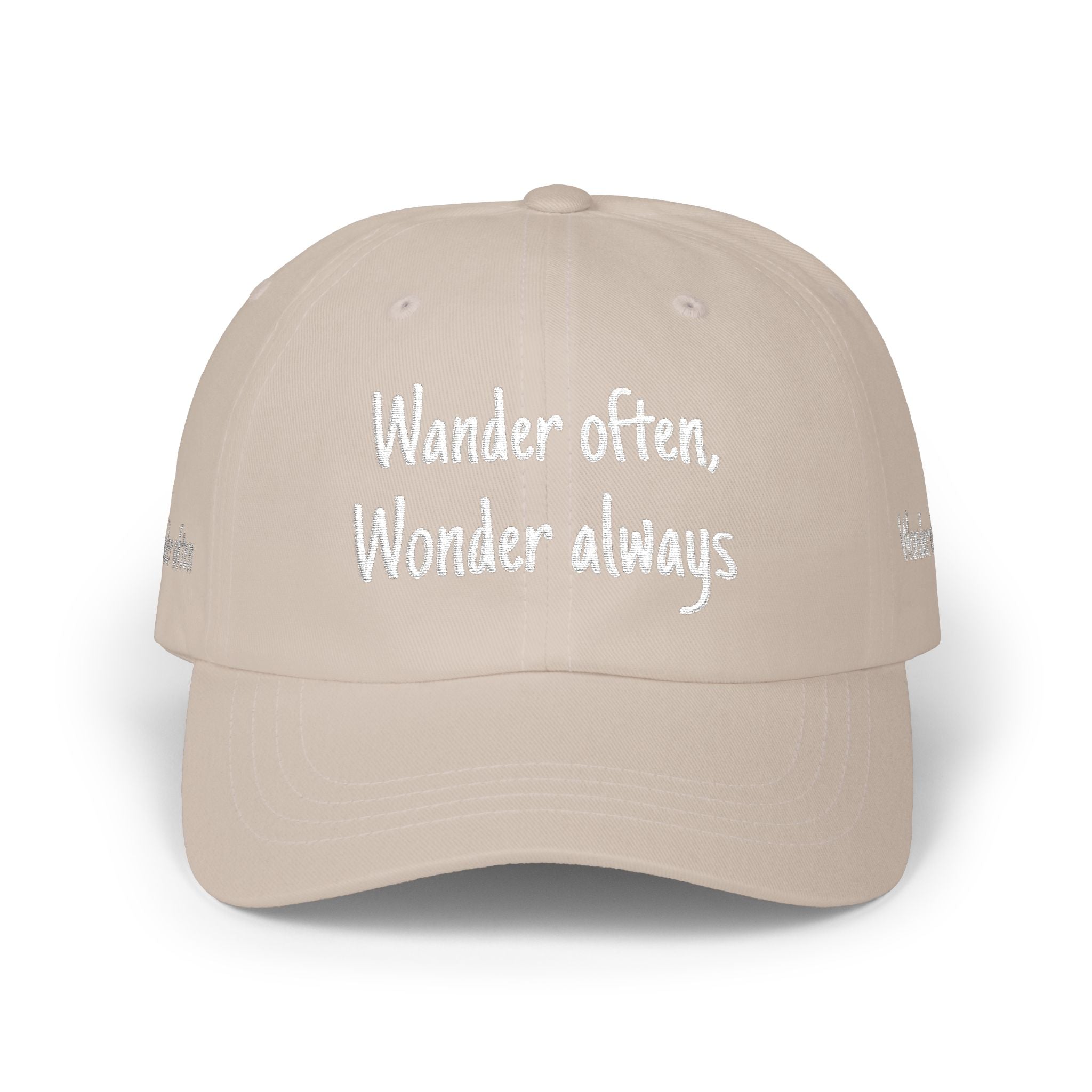 Wander Often Wonder Always Dad Cap