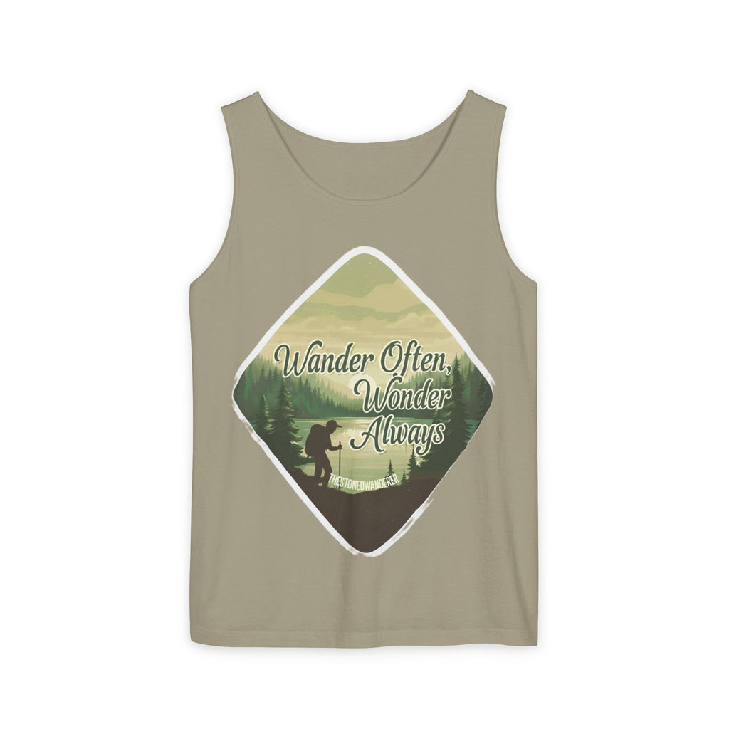Wander Often, Wonder Always Tank Top — Adventure Scenic Graphic Tank