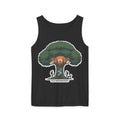 Wanderer Tree Graphic Tank Top — 'The Stone Wanderer' Forest Sunset Design