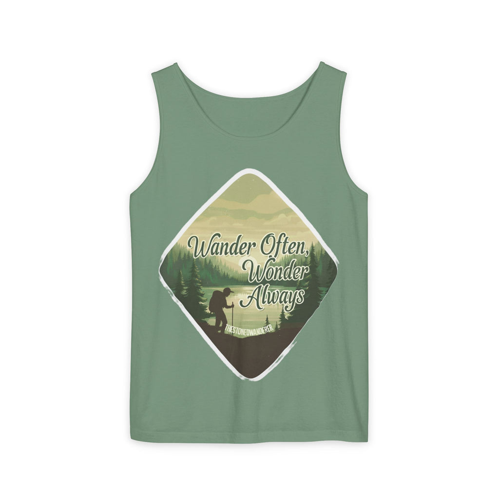 Wander Often, Wonder Always Tank Top — Adventure Scenic Graphic Tank