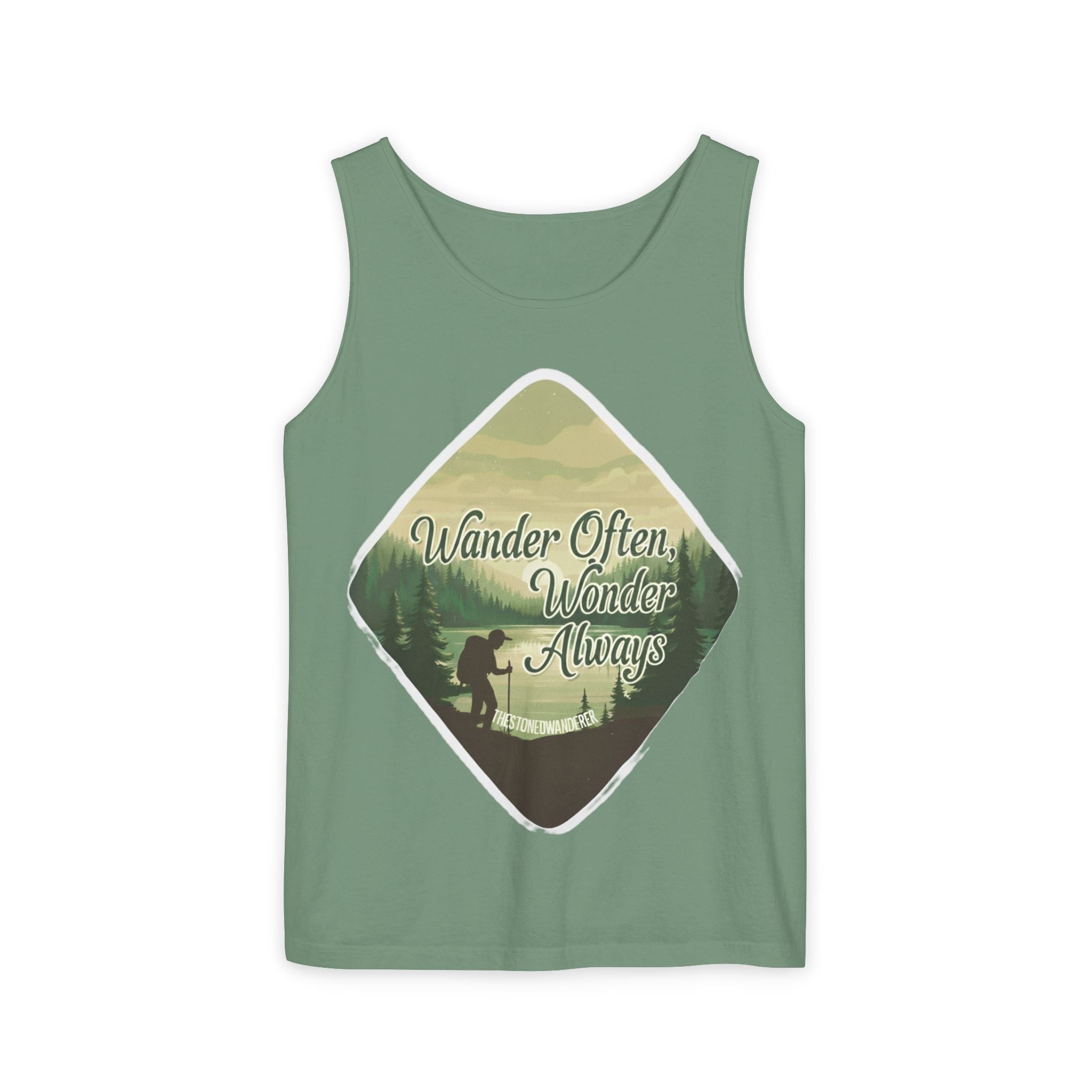 Wander Often, Wonder Always Tank Top — Adventure Scenic Graphic Tank