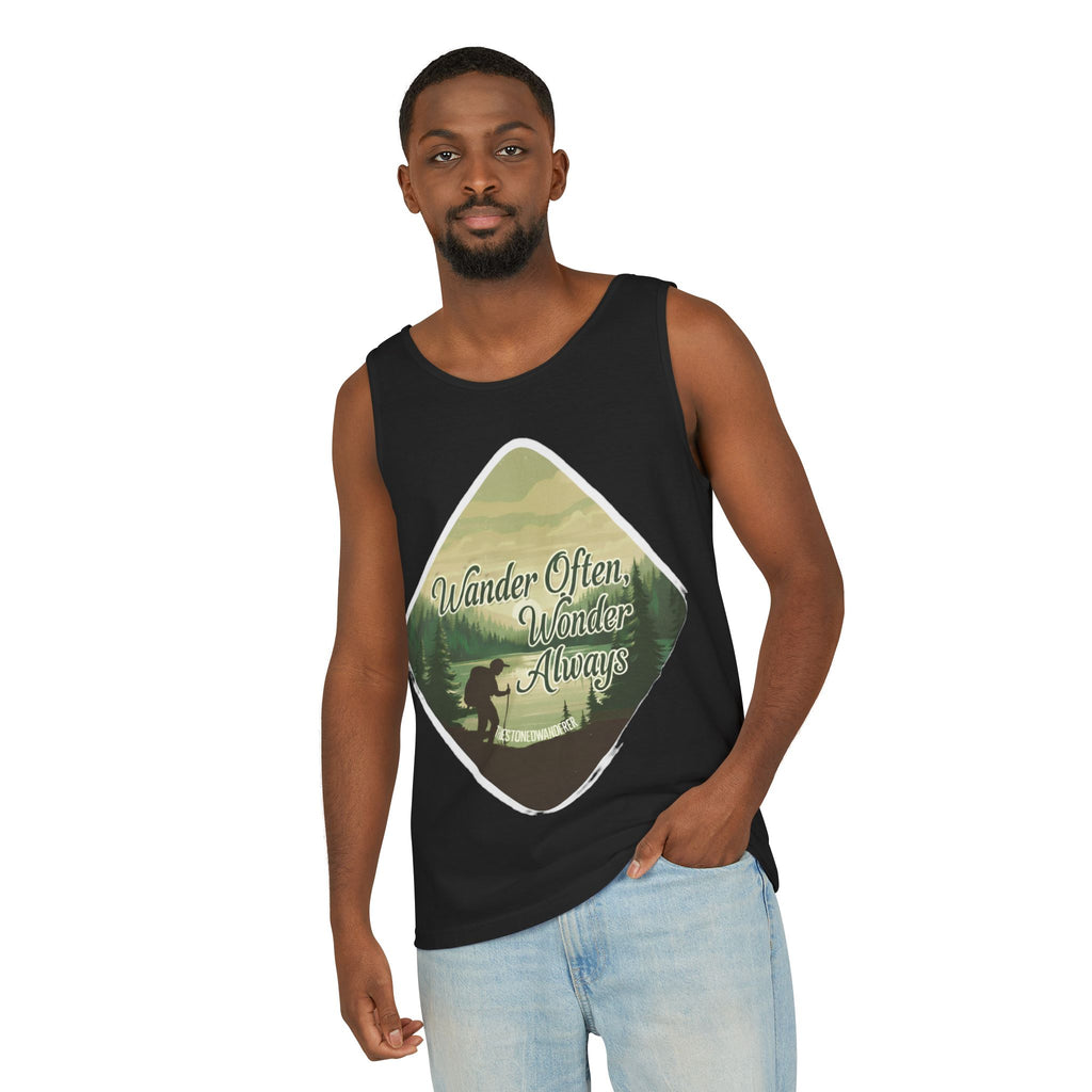 Wander Often, Wonder Always Tank Top — Adventure Scenic Graphic Tank